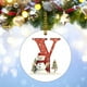 thumbnail image 4 of 2024 26 Letter Christmas Snowman Christmas Pendant - Acrylic Car Pendant Saint, 4 of 5
