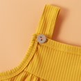 thumbnail image 4 of Patpat Baby Pretty Candy Color Solid Pocket Strappy Romper, 4 of 9