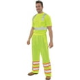 thumbnail image 2 of Delta Plus WELS210 100% Polyester Class 3 Knit Mesh Work Pant, Hi-Viz Lime, Medium Hi-viz Lime Medium, 2 of 2