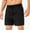 Black, variant on George Men's Athletic Running Shorts Quick Dry Workout Shorts Lightweight Sports Gym Basketball Short Hiking
