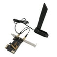 thumbnail image 1 of PCIe  Card, 5400Mbps Tri Band PCIe  Adapter with BT 5.3 for  10, 11, for Linux, 1 of 7