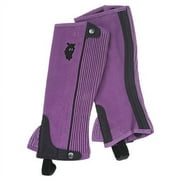 Tough-1 Childs Half Chaps 8-10 Purple/Black