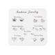 thumbnail image 1 of Pendientes para mujer, regalos para mujer, 7 pares de pendientes de viaje, pendientes de moda con temperamento, pendientes de moda., 1 of 3