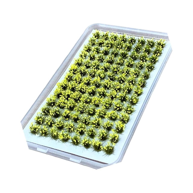 tredstone Artificial DIY Miniature Flower Cluster Model for Decoration Light Yellow