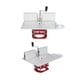 thumbnail image 4 of Router Lift with Top Plate Router Lifting Base Woodworking Slotting Trimming Chamfering Table Top Silver, 4 of 5