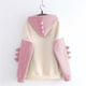 thumbnail image 4 of ICHUANYI Clearance Fashion Women Casual Hoodie Print Long Sleeve Kawaii Dinosaur Sweatshirt Tops(Pink, L) ICHUANYI WER2023081204560, 4 of 4