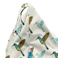 thumbnail image 5 of Bird Lounger Chair Bag, Continuous Pattern of Colorful Hummingbirds, High Capacity Storage with Handle Container, Lounger Size, Ivory Dark Seafoam, by Ambesonne, 5 of 5