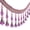 purple, variant on 3Yard Beaded Fringe Trim Decorative Tassel Border for Curtains, Tablecloths, Home Decor, Bohemian Style Beaded Edging for DIY Crafts