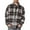 Gray-1, variant on Free Shipping Men's Casual Cotton Plaid Shirts Long Sleeve Button-Down Flannel Overshirt Jacket