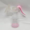 thumbnail image 2 of paiter. Breast pumps Pink Handle Transparent Body Manual Breast Pumps With Transparent Funnel Collection Bottle And Ergonomic Design, 2 of 5