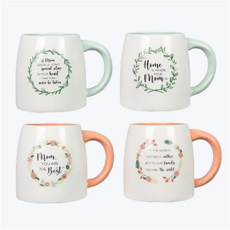 

Youngs 11260 Ceramic Mom Mug 4 Assortment