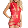 thumbnail image 2 of Lencería sexy para mujer Traje de charol sexy Ropa de pasión Uniforme Tentación Sexy Tallas grandes Fridja  nalpqowj42828, 2 of 5