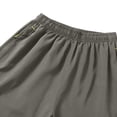 thumbnail image 4 of Cheytotty Mens Sweat Capris Pants, Drawstring Elastic Waist, Pocket Casual Fashion Dark Gray 4XL, 4 of 4