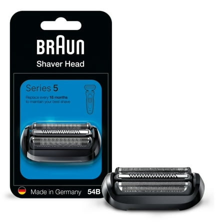 Braun Series 5 Electric Shaver Replacement Head, 54B, Black, 1 ct