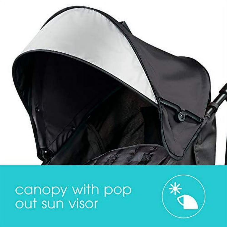 Summer 3Dlite Convenience Stroller Jet Black Lightweight Stroller with Aluminum Frame Walmart