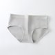thumbnail image 1 of Mujer ropa interior de las mujeres de algodón antibacteriano entrepierna media cintura de las mujeres de la ropa interior transpirable de gran tamaño sin costuras triángulo de algodón pantalones corto, 1 of 4