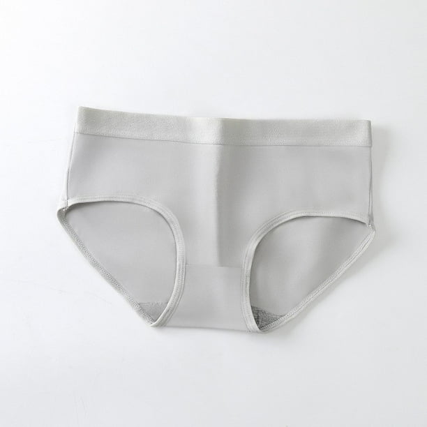 Mujer ropa interior de las mujeres de algodón antibacteriano entrepierna media cintura de las mujeres de la ropa interior transpirable de gran tamaño sin costuras triángulo de algodón pantalones corto