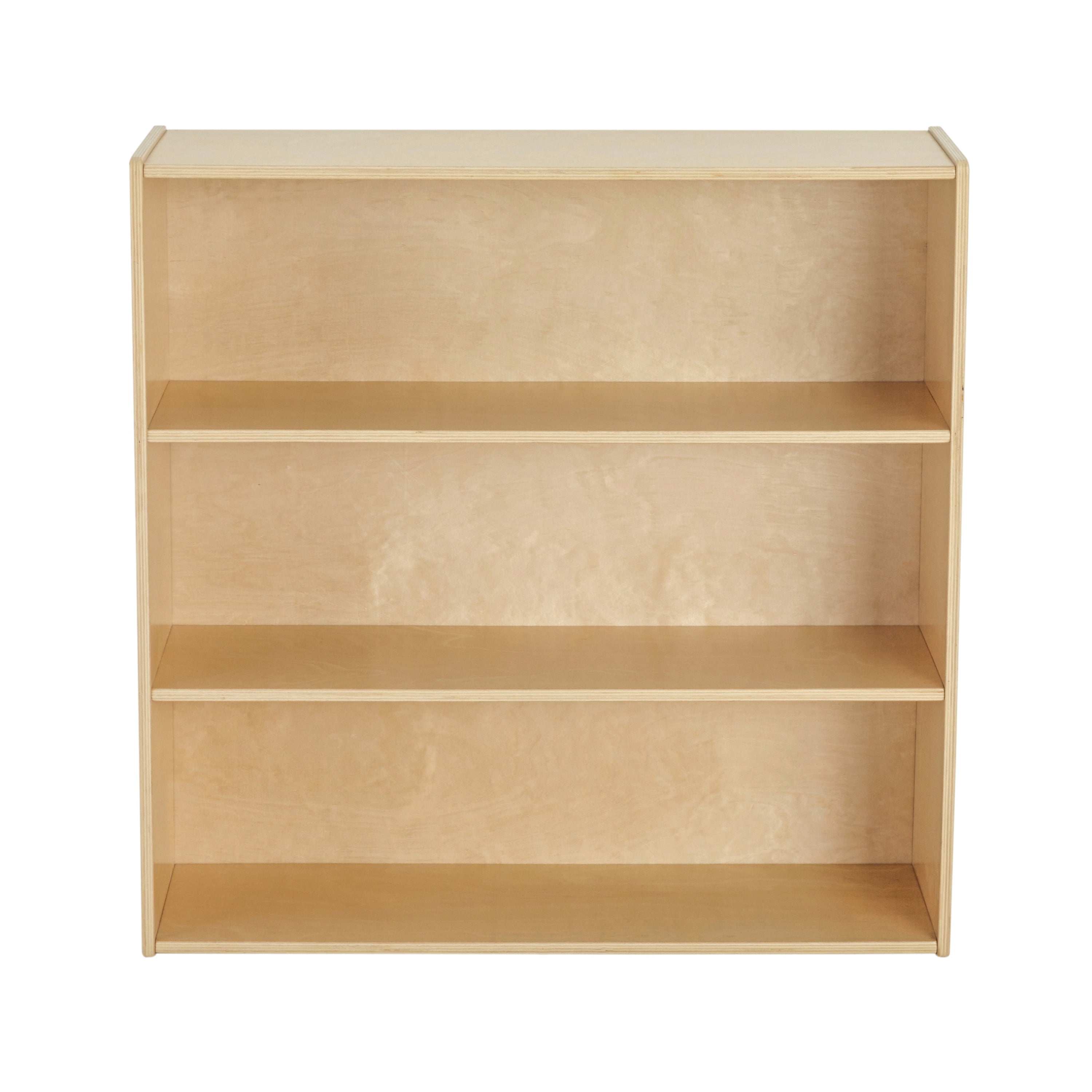 Birch Streamline 3 Shelf Storage Cabinet With Back 36in H