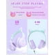 thumbnail image 5 of YOYOTUNE Auriculares Bluetooth para niños, orejas de gato con luz LED, auriculares inalámbricos para niños, Bluetooth 5.1 y sonido estéreo, plegable, diadema ajustable, auriculares para niños con micr, 5 of 5
