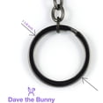 thumbnail image 2 of Dave The Bunny French Bulldog Keychain - Frenchie Gifts and French Bulldog Decor of Frenchie Dog, 2 of 6