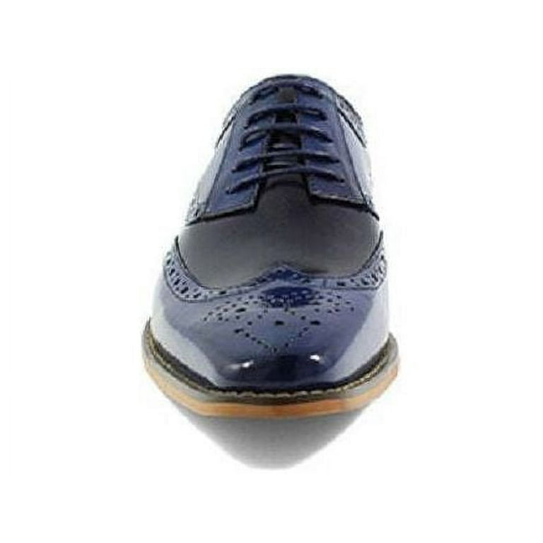 Stacy Adams Tinsley Wingtip Oxford Mens Shoes Cobalt Multi Lace Up 25092-468