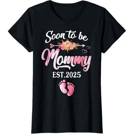Soon to be Mommy 2025 Mother's Day First Time Mom Pregnancy T-Shirt