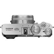 FUJIFILM X100VI Digital Camera (Silver) 16821822 - Bundle