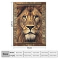 thumbnail image 4 of ARISTURING  Christian Lion Blanket Christ Religious Throw Blanket Plush Flannel Faith Lion Blanket Lightweight Animal Blankets and Throws for Sofa Couch Bed Gift for Men Women Kids Adults, 4 of 6