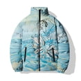 thumbnail image 3 of Parkas geniales y novedosas para hombre, abrigo de invierno de bruja, chaquetas duraderas para el frío, calidez de diosa, impresión digital 3D, estilo japonés, belleza, 3 of 4