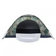 thumbnail image 4 of Tienda de campaña para una sola persona, resistente al viento, para acampar, pescar y escalar, con camuflaje., 4 of 14