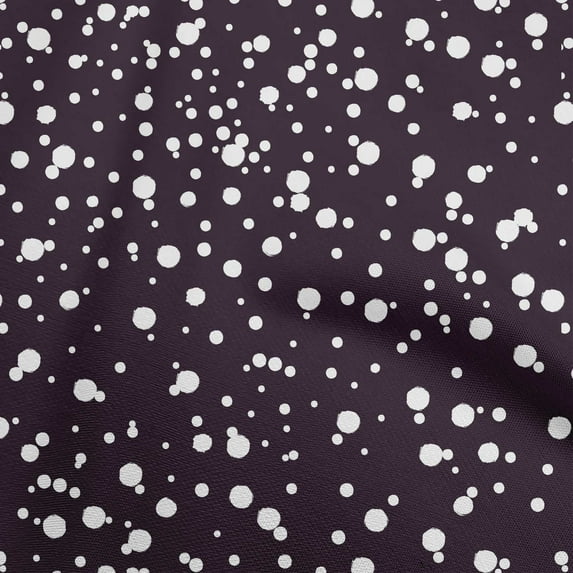 oneOone Viscose Jersey Dark Wine Fabric Dot Diy Clothing Quilting Fabric Print Fabric By Yard 60 Inch Wide