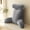 gray, variant on CNV Cozy Lumbar Reading Pillow | Multi-Use Dorm Bed Headrest & Sofa Back Cushion | Ergonomic Waist & Neck Support Pillow 🛌✨