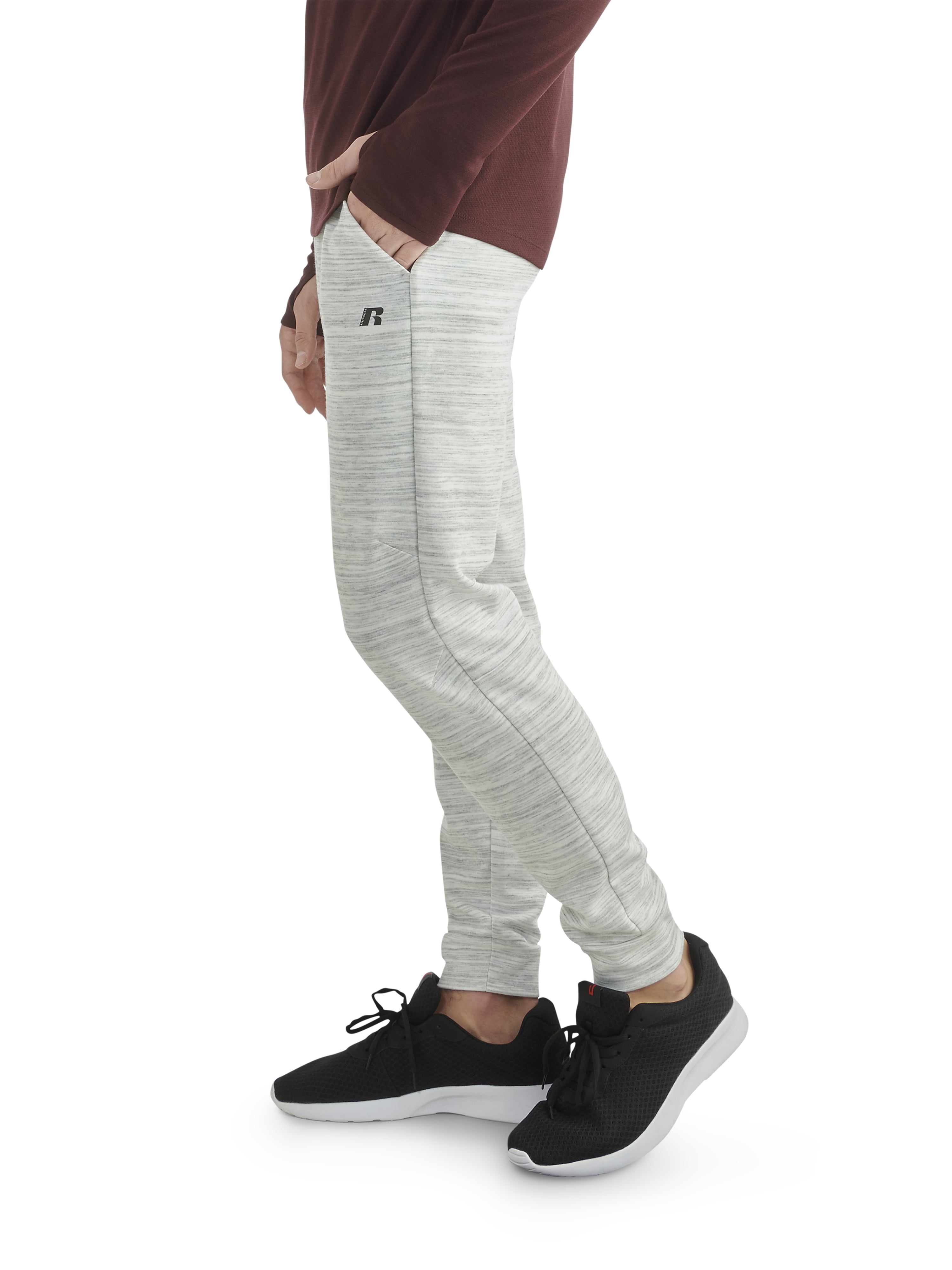 russell men's double knit joggers