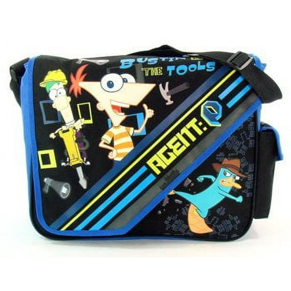 Messenger Bag - Disney - Phineas and Ferb - Perry Bustin New School Bag 602376