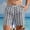 Gray, variant on Mens Swim Trunks Short Bathing Suit with Mesh Lining Swimming Shorts Drawstring Waistband Beach Casual Pocket Trouser Shorts Pants Light Blue M