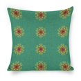 thumbnail image 1 of Pattern Design Textile Geometric Print Abstract Art Modern Throw Pillow Covers 18X18 Colorful Boho Aesthetic Floral Geometric Minimalist Pillow Covers For Couch Outdoor Decor, 1 of 6