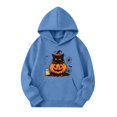 thumbnail image 6 of Grblisyd Girl's Hoodie Long Sleeve Halloween Hooded Sweatshirt Cute Pullovers Tops Fall Winter Outfits Clothes with Kangaroo pocket, 6 of 6
