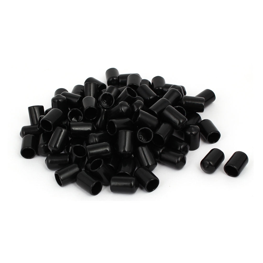 Uxcell 9mm Inner Dia Rubber Hose End Cap Screw Thread Protector Cover