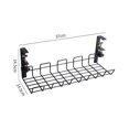 thumbnail image 3 of Cable Tray Under Desk,under Desk ,wire Cable Holder No Drilling Req..., 3 of 5