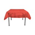 thumbnail image 1 of LA Linen TCOrgz58X58-RedO98 Nappe Carrée Miroir Organza&44; Rouge - 58 x 58 Po., 1 of 1