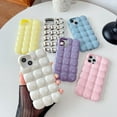thumbnail image 2 of 3D Cube Grid Candy Color Soft Compatible with iPhone Case (Pink,iPhone 13 Pro Max), 2 of 7
