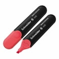 thumbnail image 1 of Clearance! JOB Highlighters Assorted Pack Of 6 ColorwithDual Chisel Tip for (1mm) & Wide (5mm) Lines Ink for Maximum Luminosity Marks 5ml Office&Craft&Stationery,Red, 1 of 8