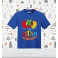 thumbnail image 2 of Shop4Ever Autism Awareness with Balloons Toddler Cotton Toddler's Cotton T-Shirt 2T Royal Blue, 2 of 6