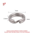 thumbnail image 1 of Lefu Acier Inoxydable Split Ring Connecteur de Pêche Double Split Snap Leurre Accessoires, 1 of 6