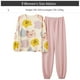 thumbnail image 2 of Pijama de mujer de algodón de manga larga, pantalón, jersey, traje fino, traje de hogar de primavera y otoño, 2 of 5