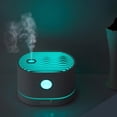 thumbnail image 3 of Humidificador de aire con difusor de aceites esenciales, luz colorida, humidificador ultrasónico silencioso para habitación de bebé, blanco perfecl Humidificador de aire, 3 of 8