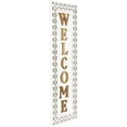 thumbnail image 3 of Northlight Rustic Welcome Wooden Wall Sign - 24" - White, 3 of 6
