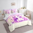 thumbnail image 2 of Erosebridal Cartoon Animal Unicorn Butterflies Bedding Comforter Set 7-Piece For Kids,Cute Princess Magical Horse King Bedding Sets For Boys Girls,Ultra Soft Home Decor, 2 of 6