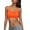 Orange, variant on Womens Bralette Push Up Bra U Back Strapless Bra for Women Seamless Thin Breathable Everyday Comfort