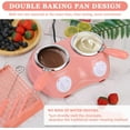 thumbnail image 4 of Hinzonek Electric Chocolate Melting Pot, Melting Pot Chocolate Fondue Melting Machine With Double Pot Kitchen，Candy Melts Candy And Chocolate Melting Pot, 4 of 8